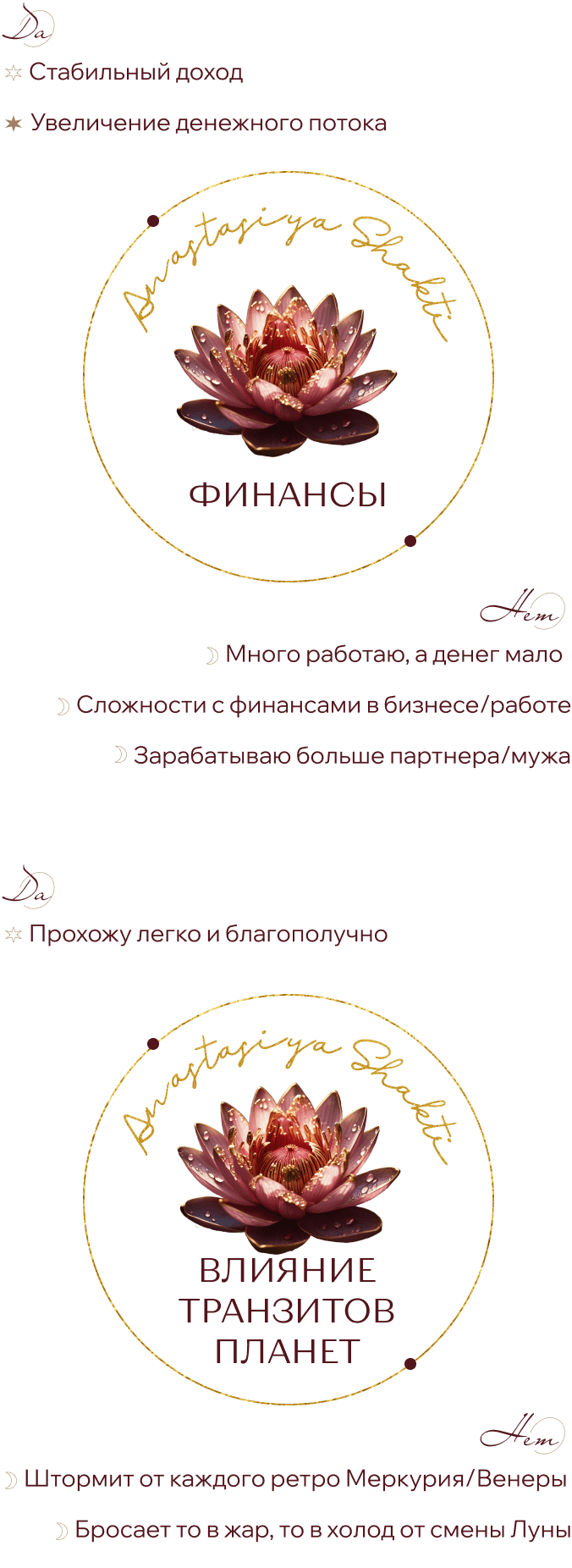 схема созвучности со вселенной финансы и влияние транзита планет